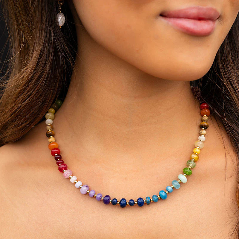 Lotus and Luna Statement Healing Necklace