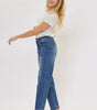 Royal High Rise Mini Straight Leg Kid Jeans