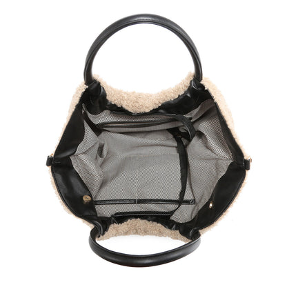 Zuri Teddy Satchel w/Crossbody Strap