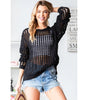 Veveret Loose Fit Crochet Sweater