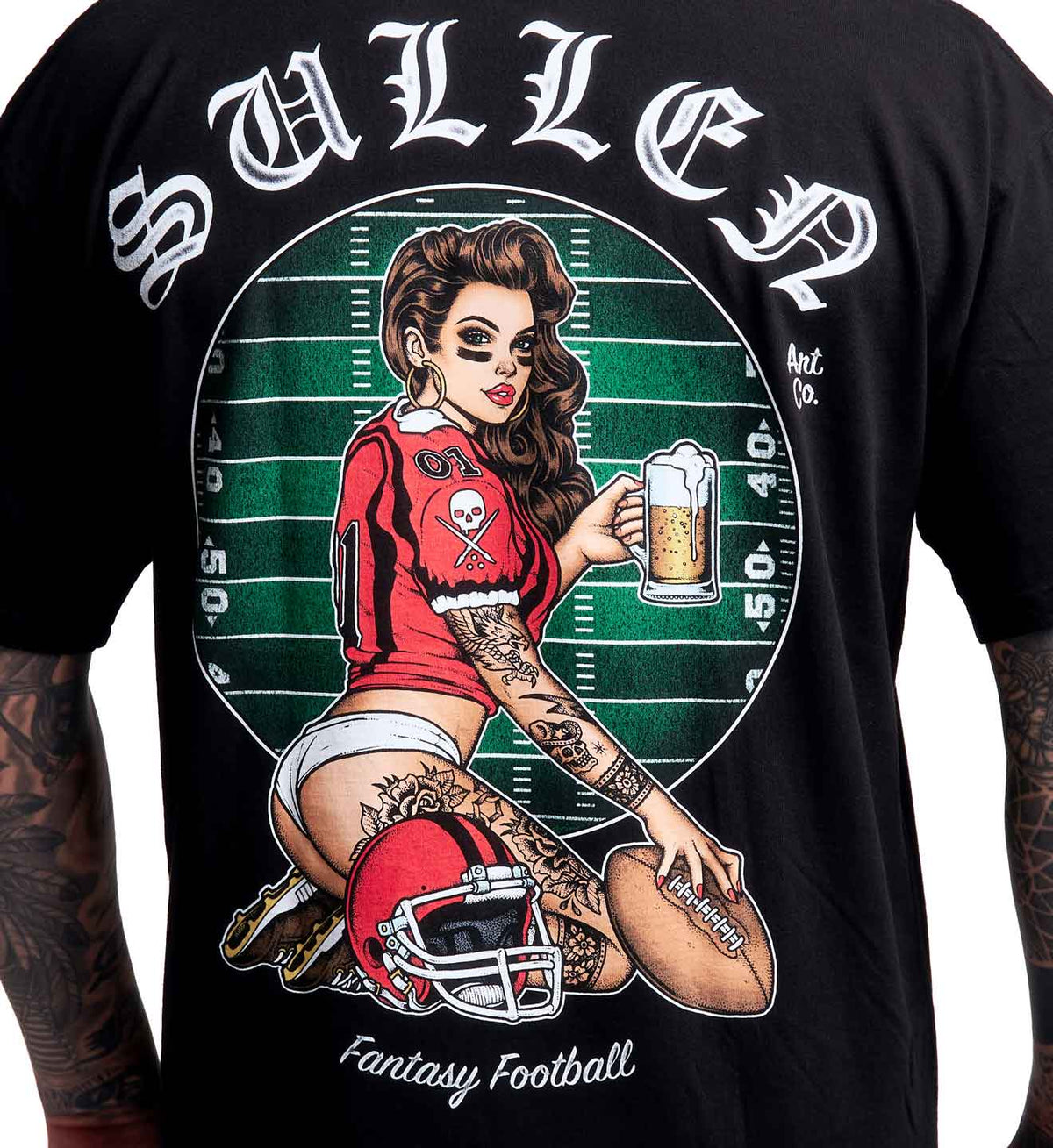Sullen Men's Fantasy Football "1 TON" Tee