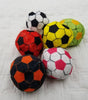 Multicolored Cotton Knit Soccer Sack Ball Kick Toy
