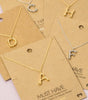 Fame Bubble Letter Pendant Necklace