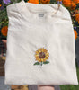 Sun Milk Women's Sunflower Cropped Boxy Tee