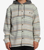 Baja Hooded Long Sleeve Flannel Shirt