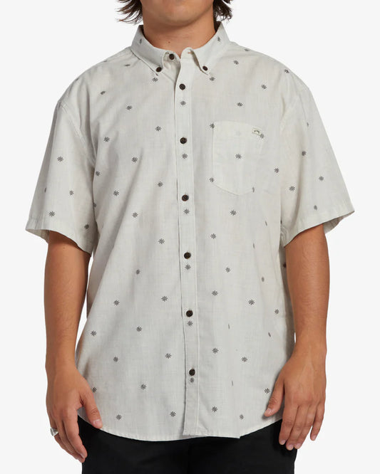 All Day Jacquard Short Sleeve Woven Shirt