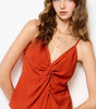 La Miel Twist Front Detail Camisole with Adjustable Straps
