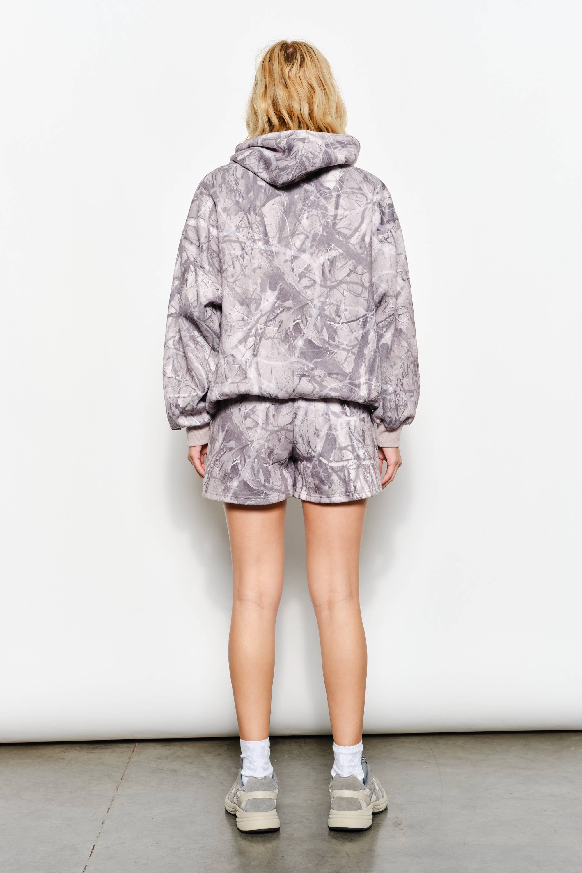 PRETTY GARBAGE BLAKE CAMO SWEAT SHORTS