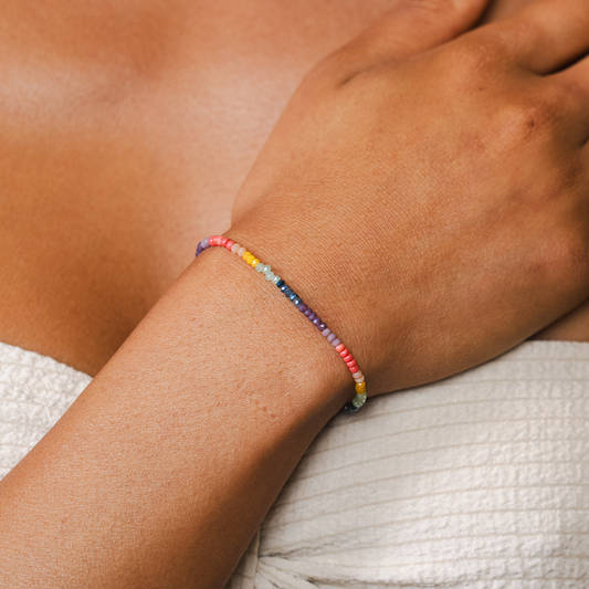 Lotus and Luna "Live Bright, Be Bold" Goddess Bracelet