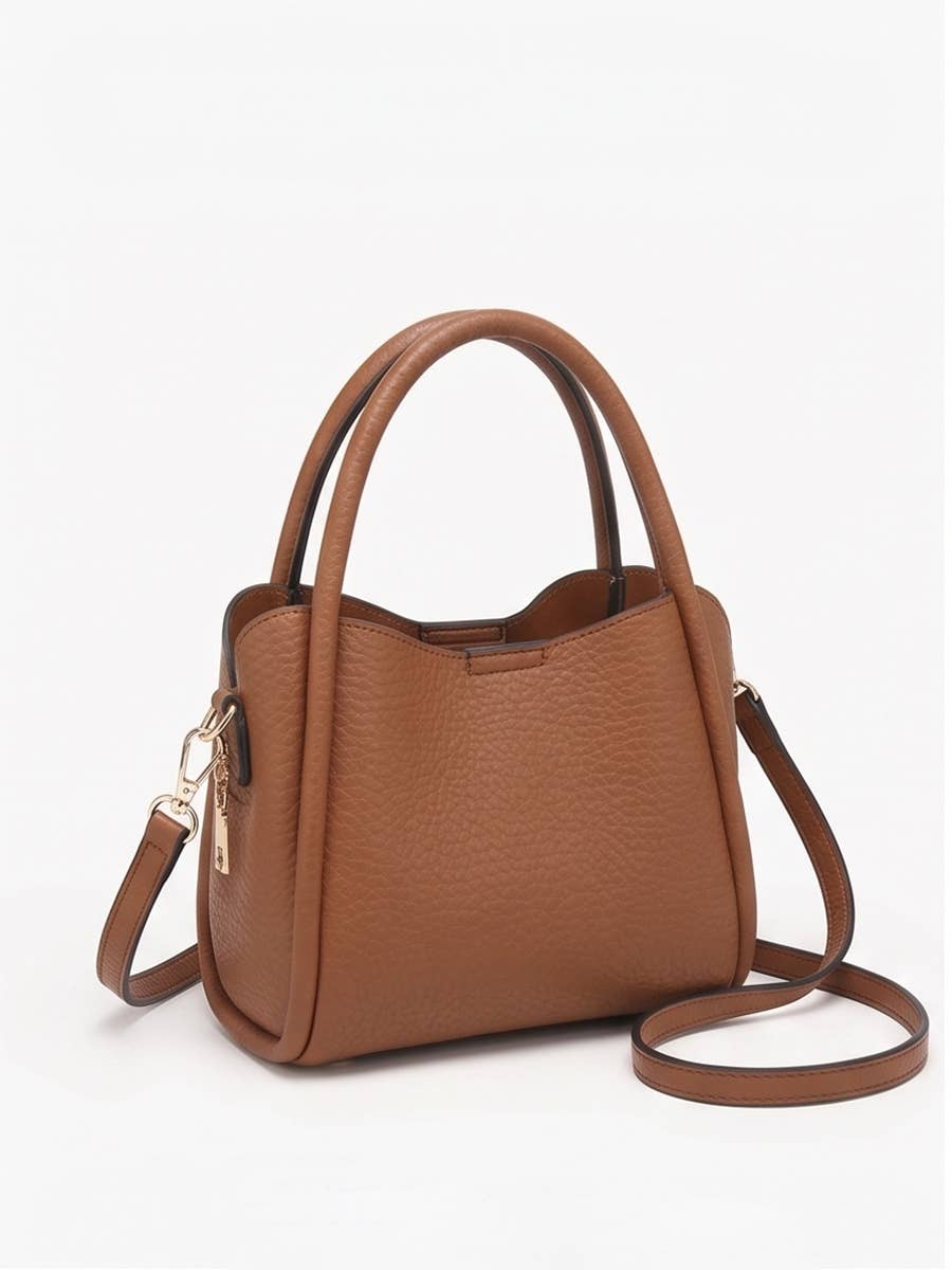 Jen & Co. Ruby 3-Compartment Satchel w/ Dual Handles
