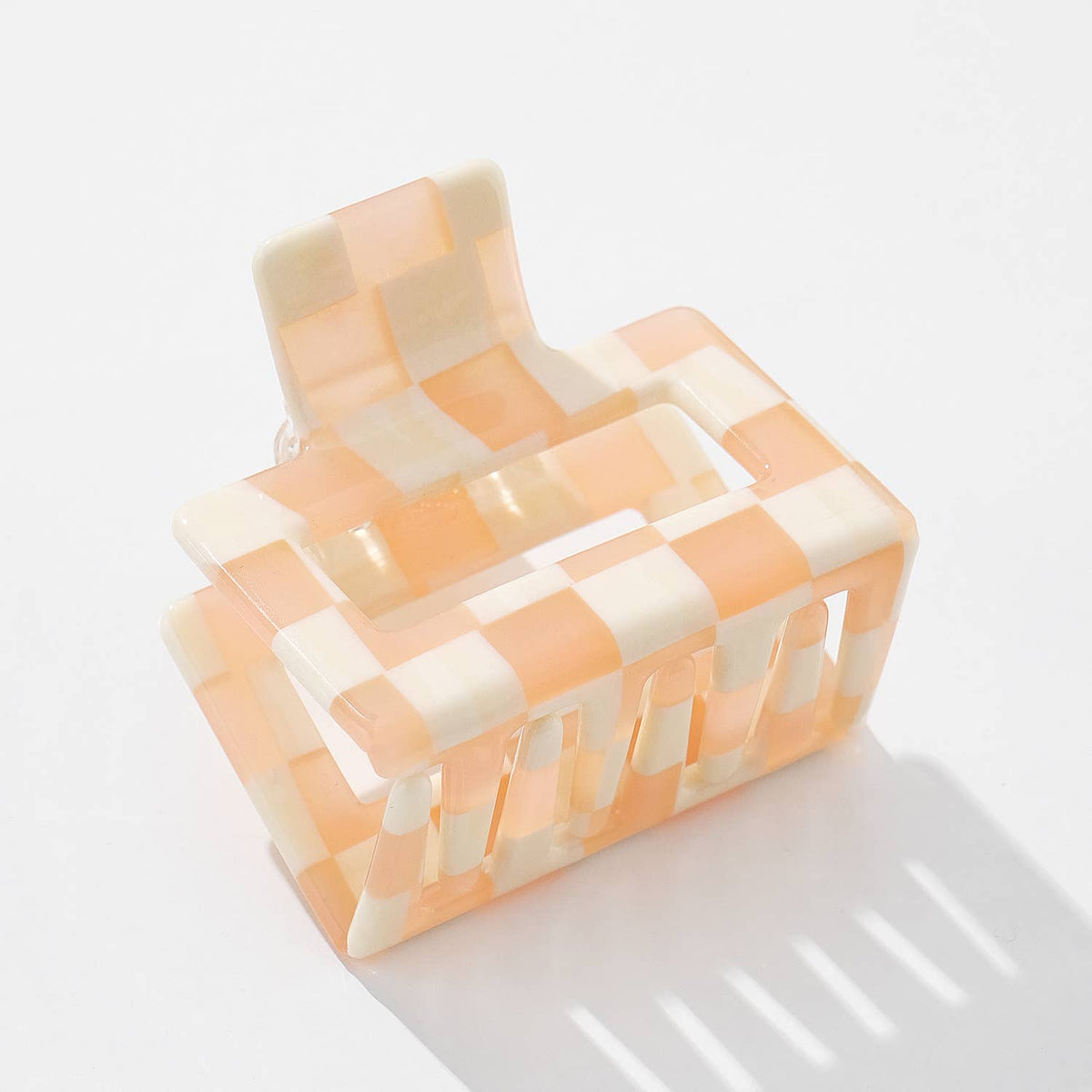 Adorro Pumpkin Checkmate Assorted Claw Clip