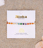4mm Hawaii Healing Bracelet w/ Metal Accents