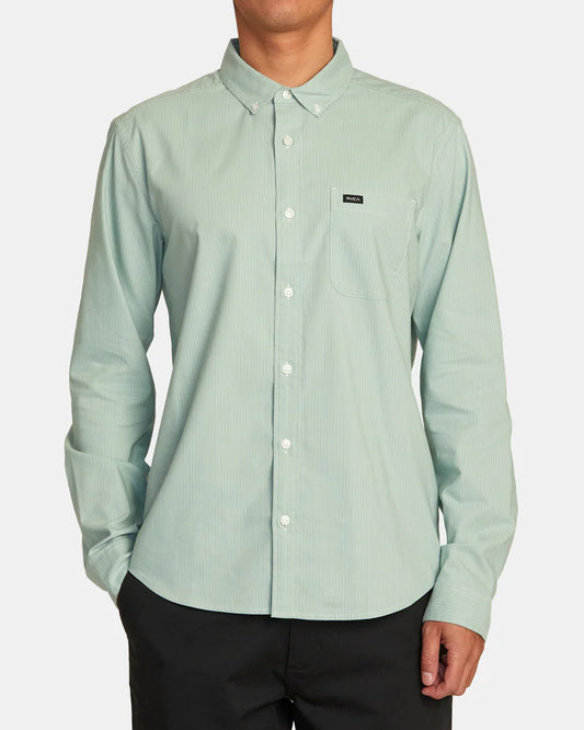 THATLL DO MICRO STRIPE LONG SLEEVE SHIRT