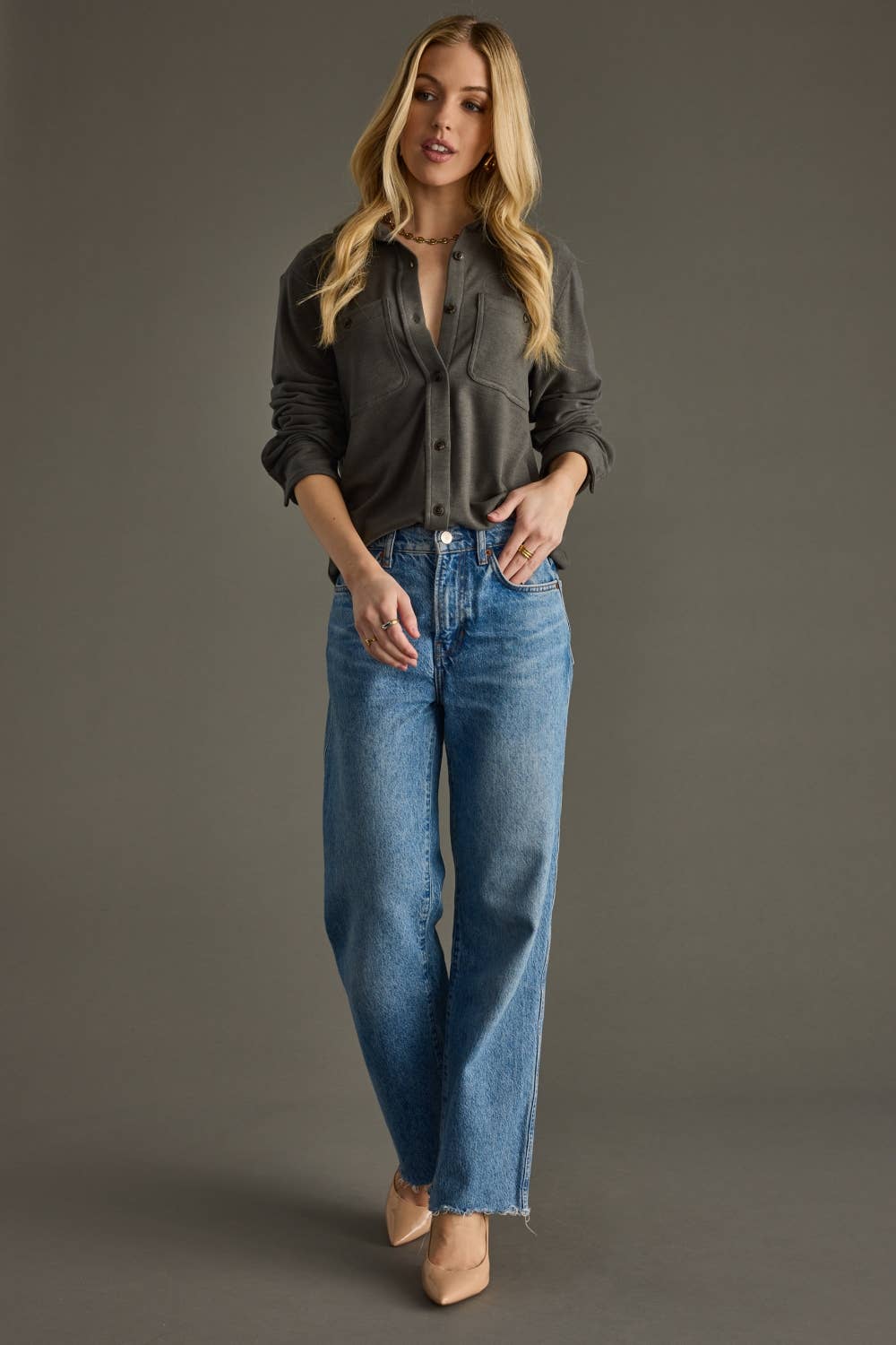 Panache Mindi Super Soft Button Up