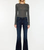 KanCan Women's Mid-Rise Flare Jeans