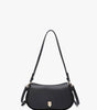 Jen & Co. Quinn Faux Suede Shoulder Bag w/ Push Lock