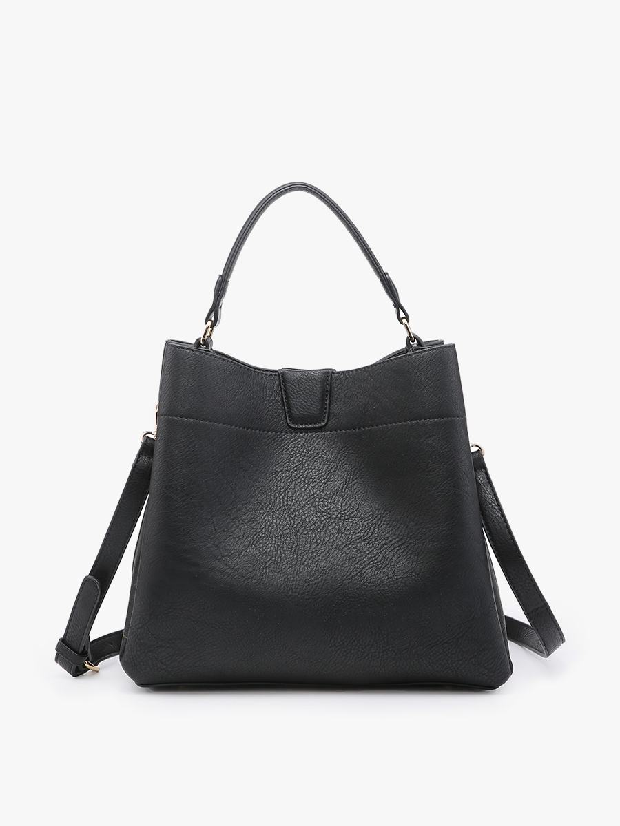 Jen & Co. Tati Monogram Satchel – Shoulder Strap Bag