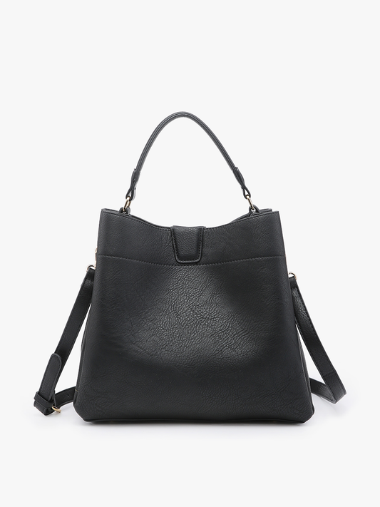 Jen & Co. Tati Monogram Satchel – Shoulder Strap Bag