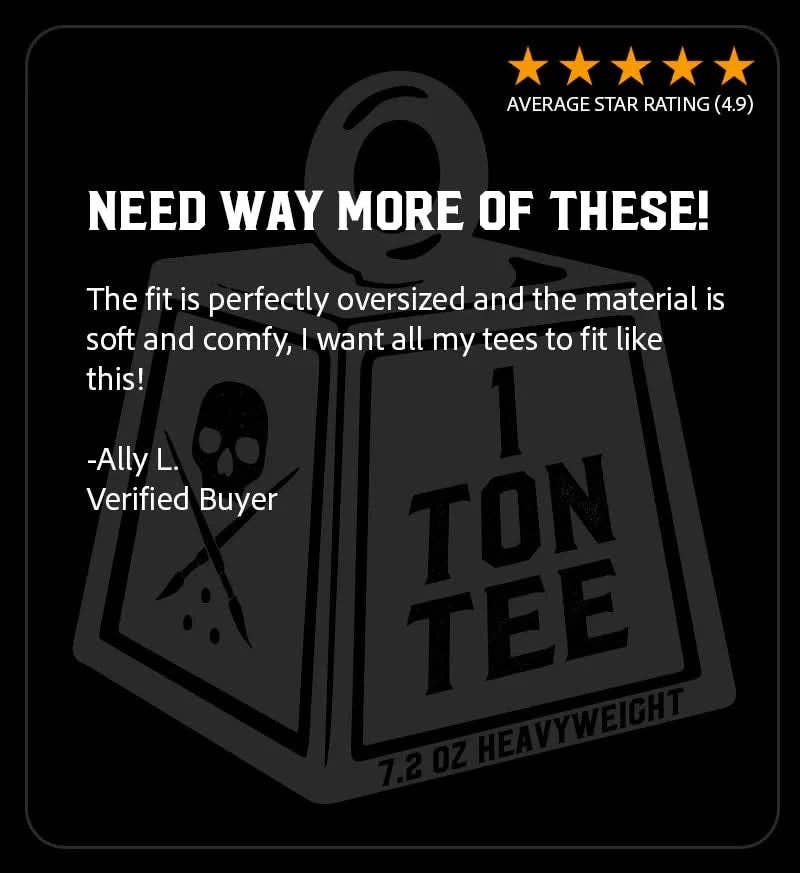 Sullen Men's Taking Forever "1 Ton" Tee