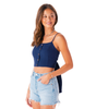 Lotus and Luna Oxford Cruisin Crop Top