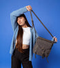 Jen & Co. Layla Faux Suede Whipstitch Crossbody w/ Tassel
