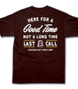 Last Call Co. Men's Here Badge S/S Tee