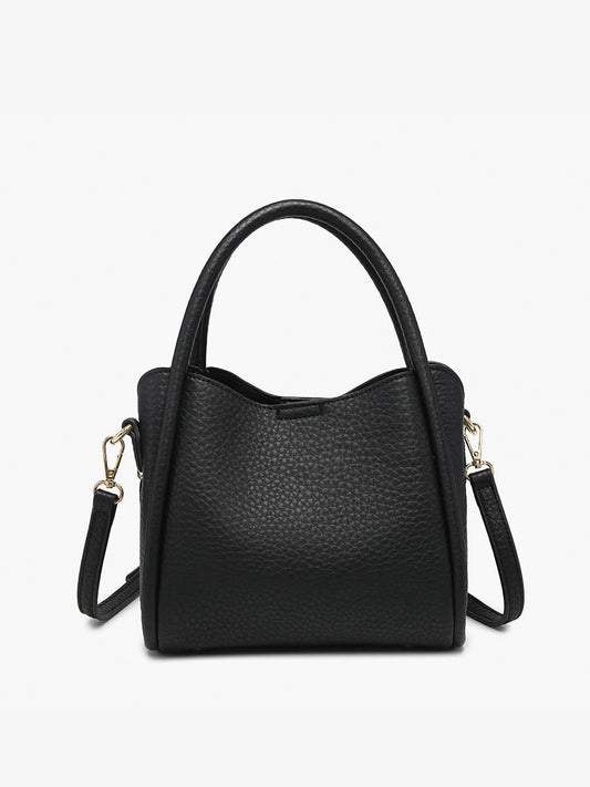 Jen & Co. Ruby 3-Compartment Satchel w/ Dual Handles