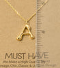 Fame Bubble Letter Pendant Necklace