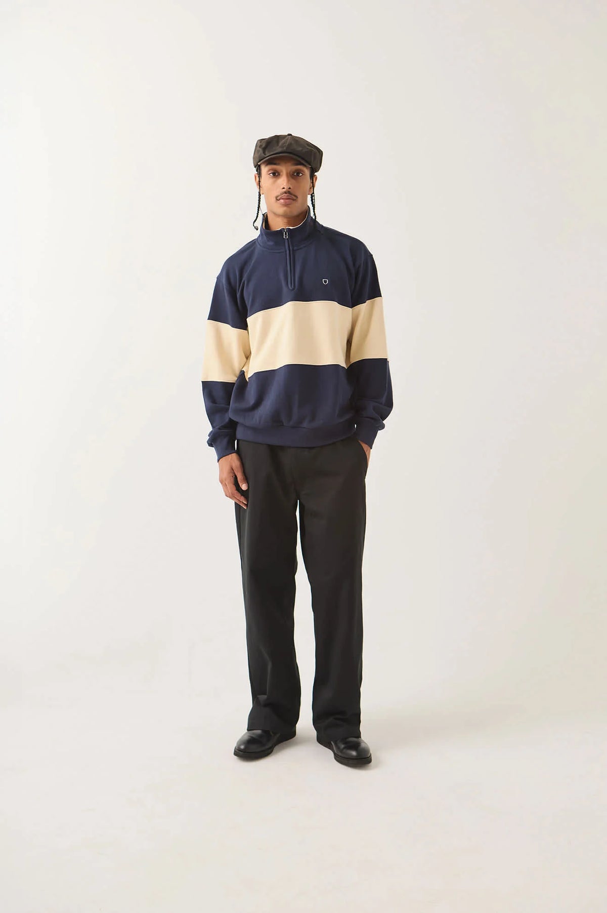 Brixton Men's Danville Quarter Zip Fleece