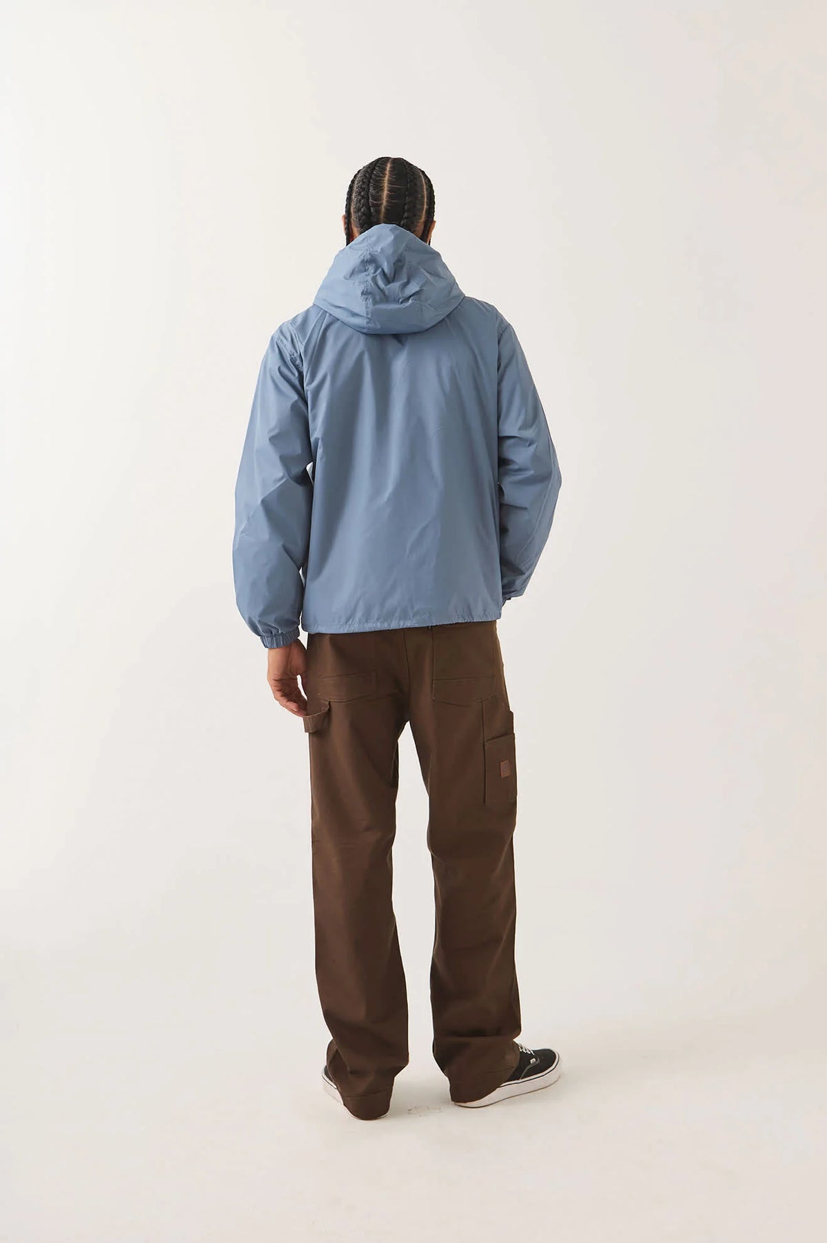 Brixton Men's Hooded Claxton Lightweight Jacket