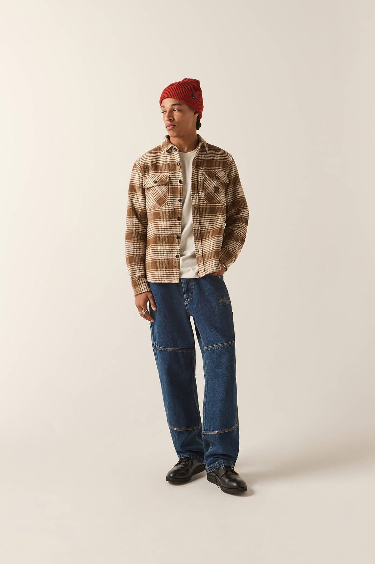 Brixton Men's Bowery Heavyweight Flannel