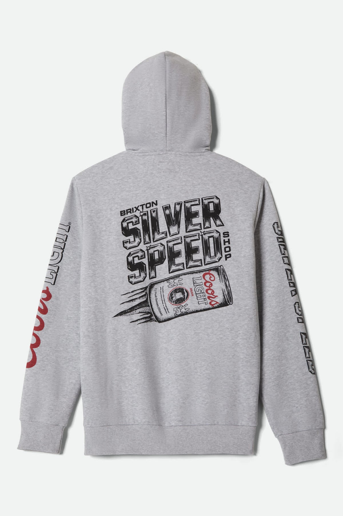 Brixton Men's Coors Light Silver Speed Hoodie