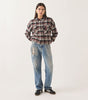 Brixton Women's Bowery Crop Long Sleeve Overshirt