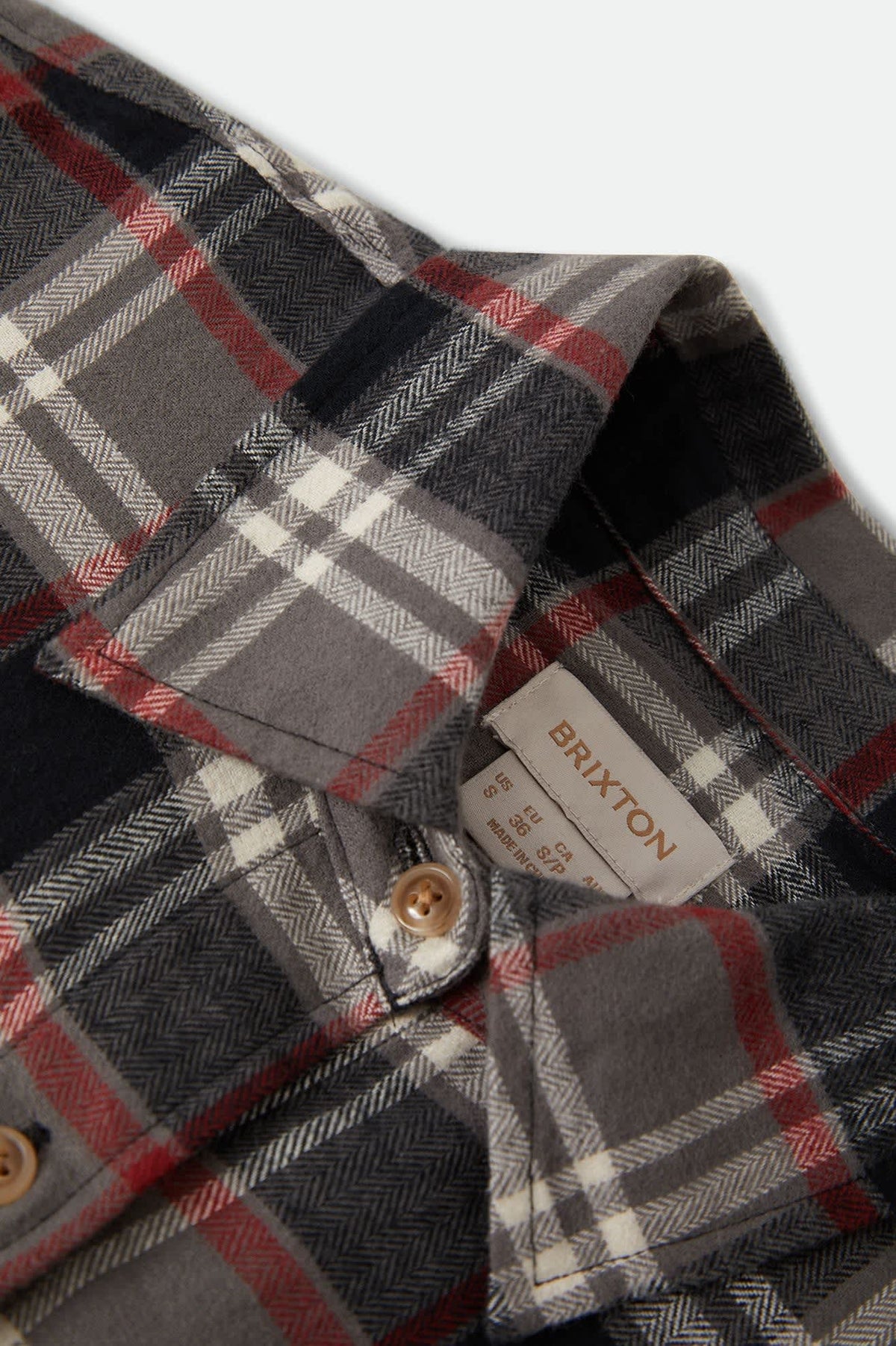 Brixton Women's Bowery Crop Long Sleeve Overshirt