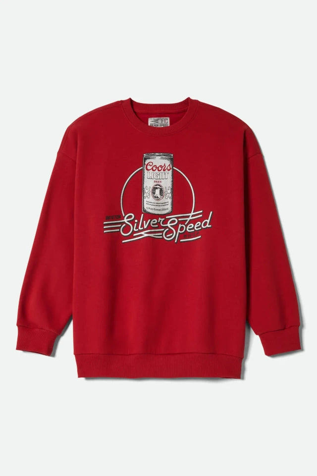 Brixton Women's Coors Light Caster Crew Sweatshirt