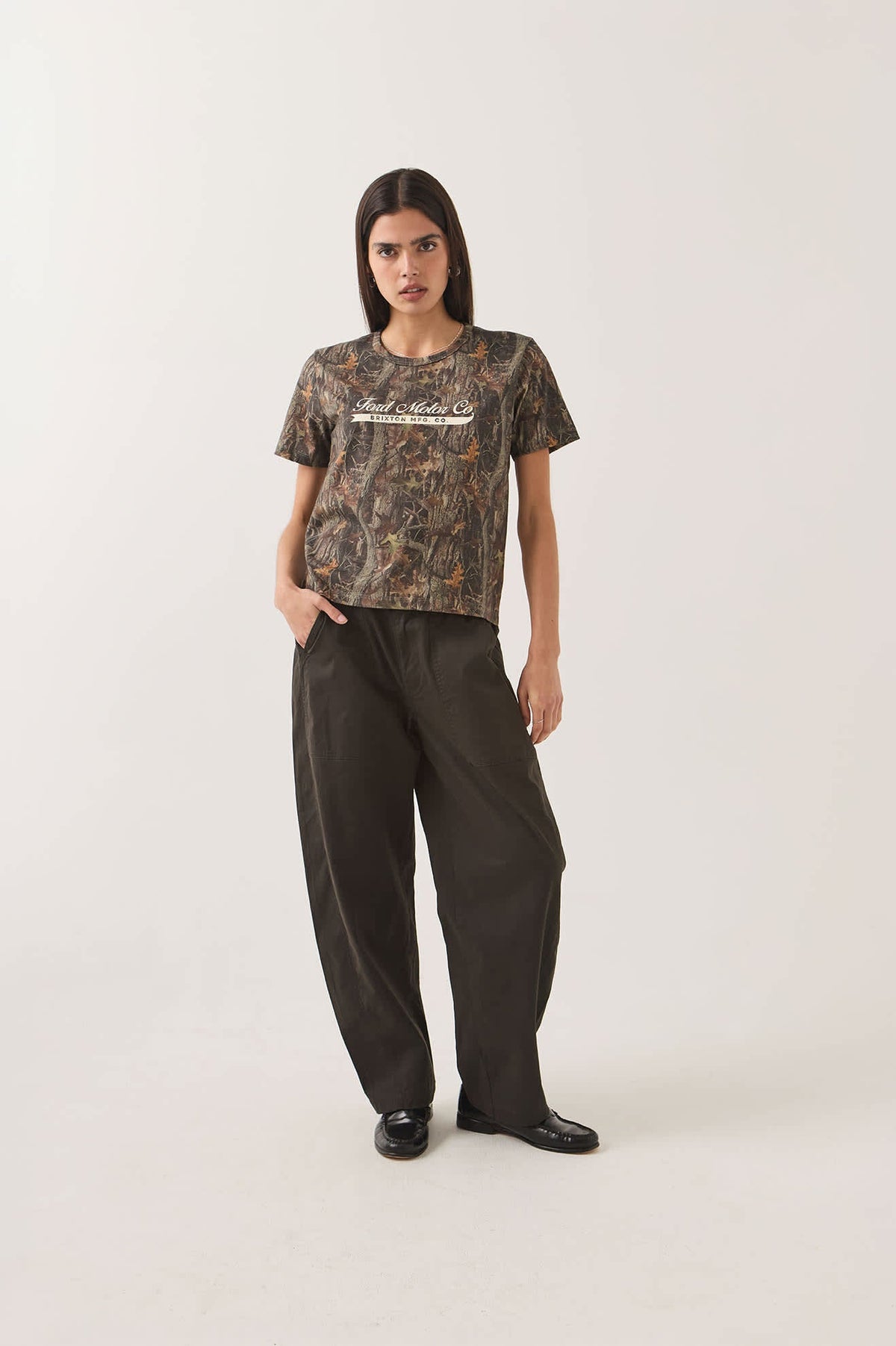 Brixton Women's Ford x Brixton Short Sleeve Tee