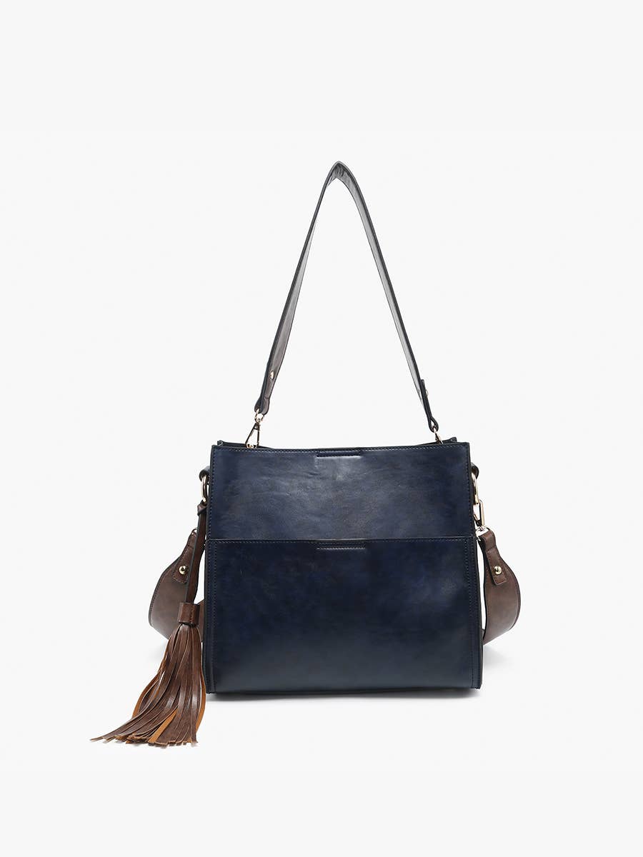 Jen & Co. Lyla 2-in-1 Bucket Bag w/ Guitar Strap