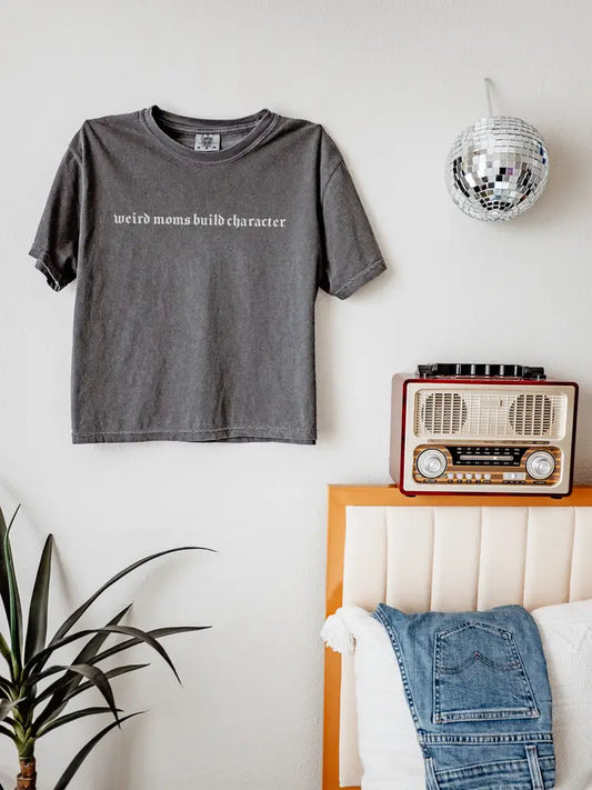 Lola Magnolia Weird Moms Boxy Crop Tee
