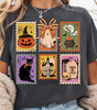 Southern Backroad Tees Women's Retro Ghost Stamp Halloween/Fall Sweatshirt