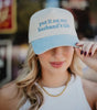 Katydid Women's Put It On My Husband's Tab Two-Toned Vintage Hat