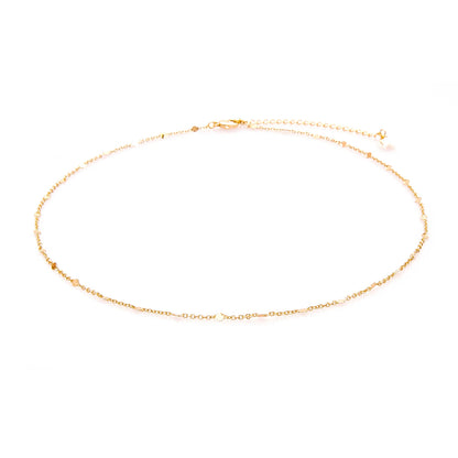 Circles In The Sand Gold Chain Necklace