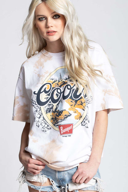 Tie Dye Coors Banquet Tee