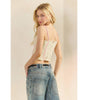 Veveret Flower Lace Corset Cami Top