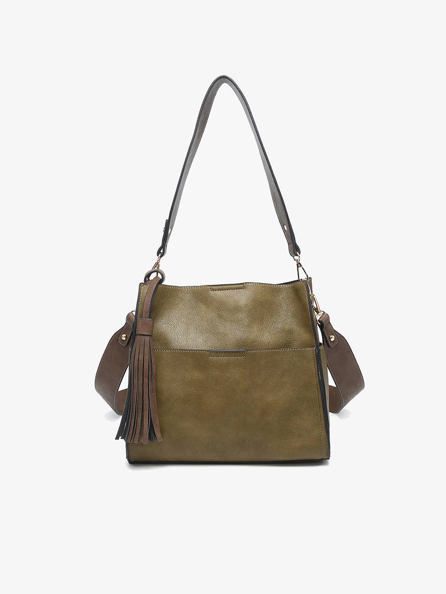 Jen & Co. Lyla 2-in-1 Bucket Bag w/ Guitar Strap