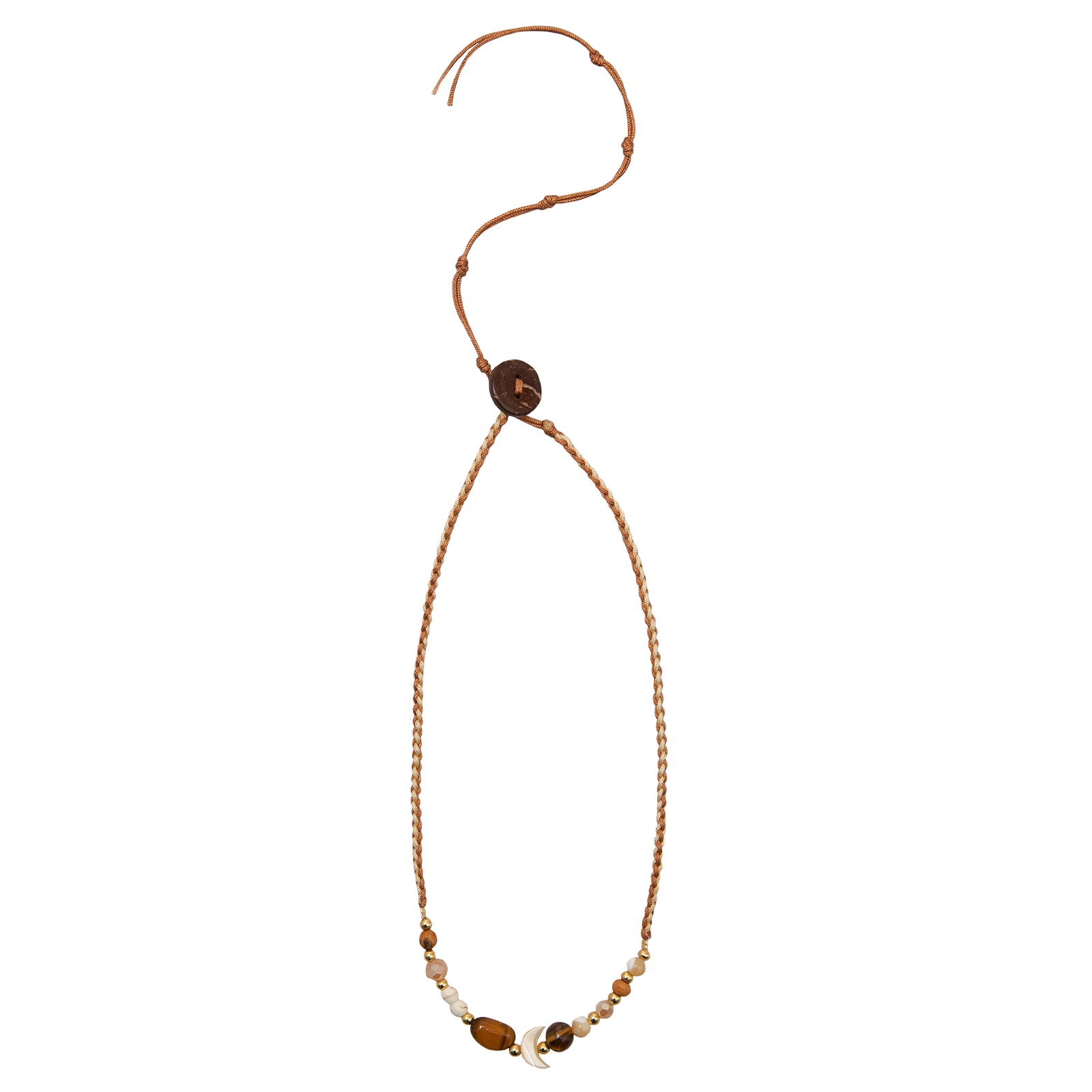 Lotus and Luna Solstice Eclipse Necklace