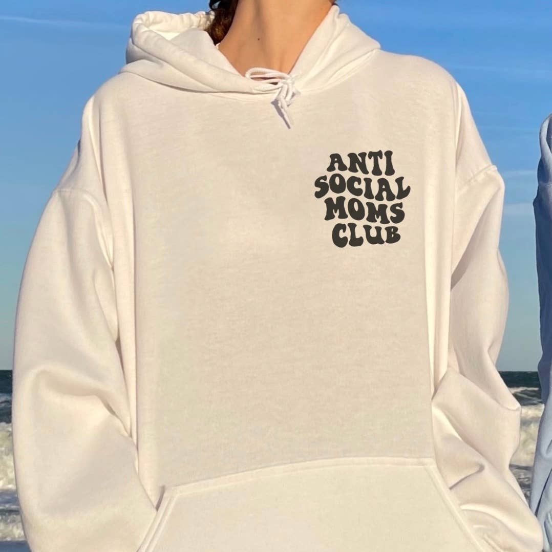Lola Magnolia Women's Anti Social Mom's Club Hoodie