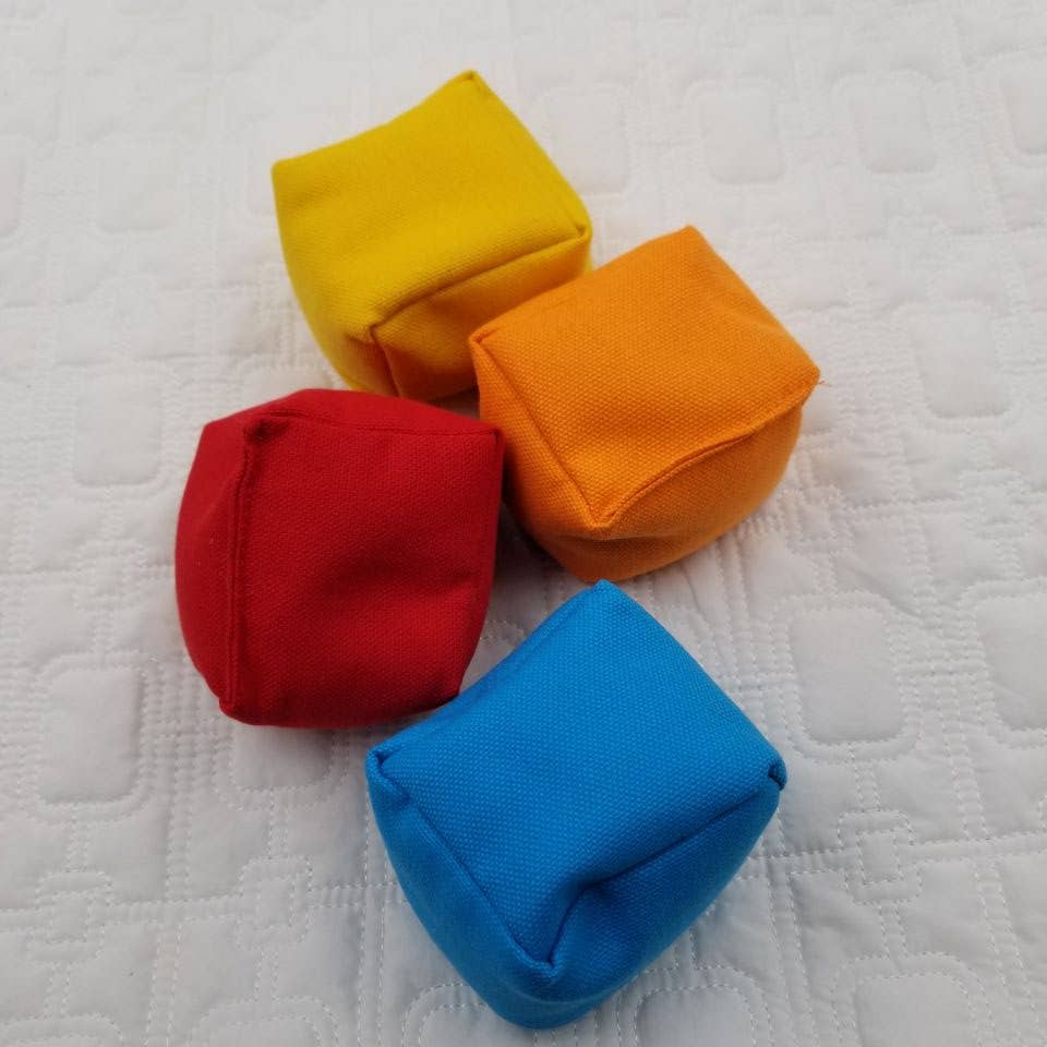 Handmade Canvas Square Sack Ball Kick Toy
