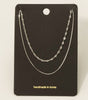 Layered Dainty Chain Link Necklace