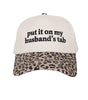 Katydid Women's Put It On My Husband's Tab Two-Toned Vintage Hat