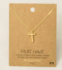 Fame Bubble Letter Pendant Necklace